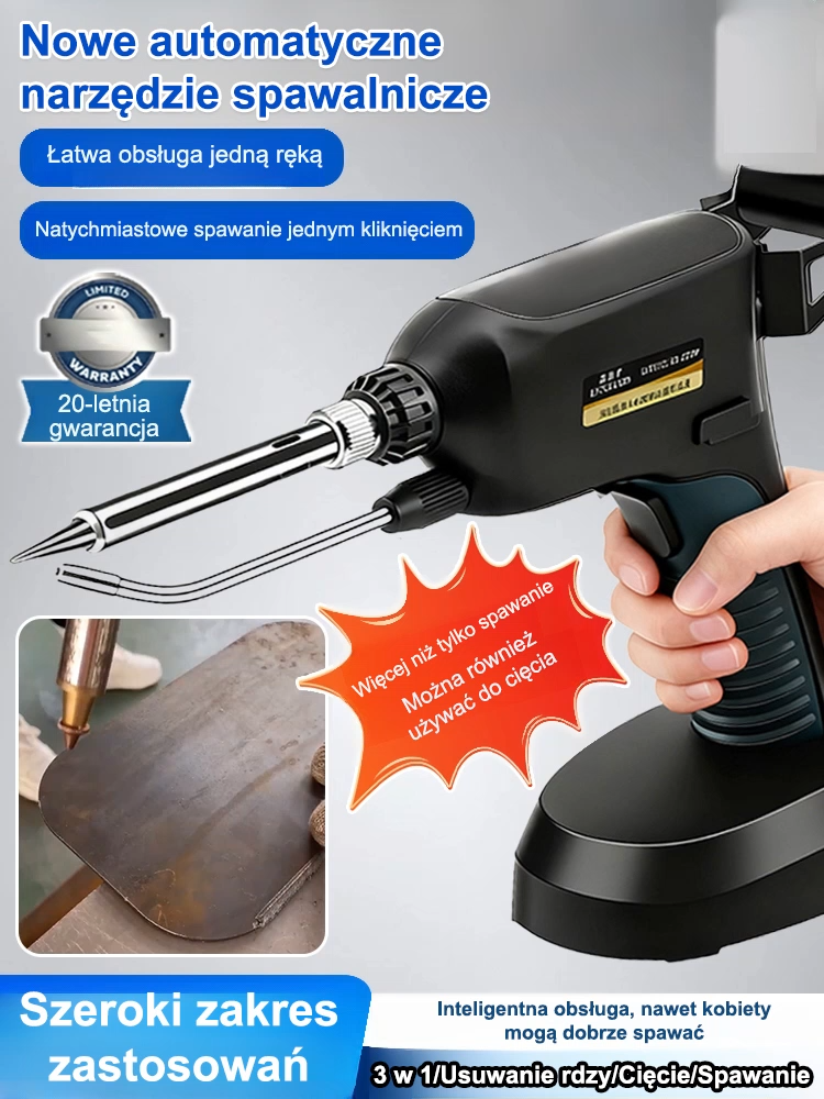 【🔥50% OFF】🛠️Industrial-grade fully automatic laser welding gun, one-button switching between welding and cutting, 3x increased strength🚀