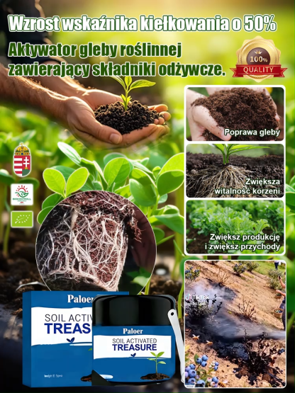 【🪴 Kup jeden, a drugi dostaniesz gratis】🪴 Aktywator gleby ogrodniczej | Szybko nawozi i spulchnia glebę, ułatwiając wchłanianie przez rośliny 🌾