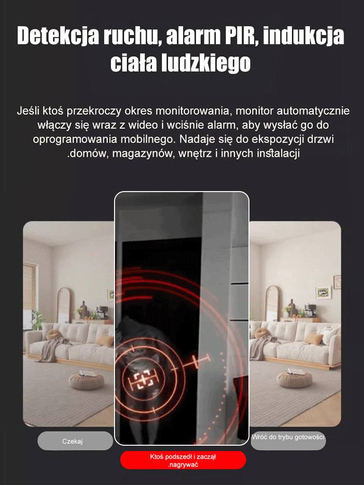 👀Ultraminiaturowa wbudowana kamera, podgląd stanu pokoju w czasie rzeczywistym z telefonu