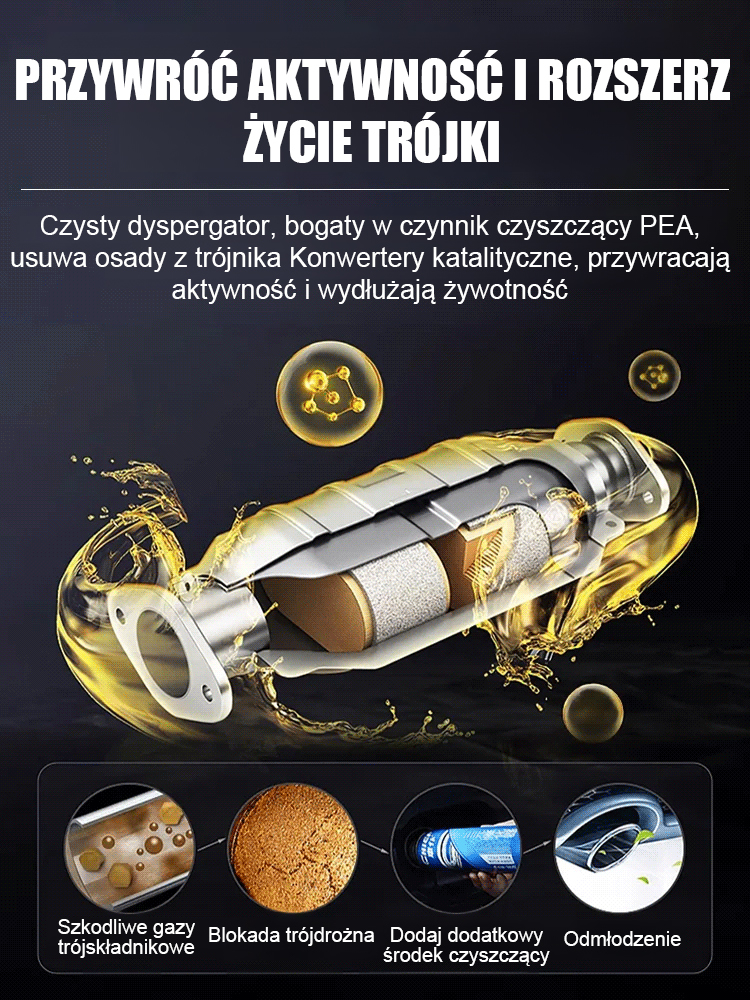 【⛽Kup jeden, a dostaniesz trzy】Dodatek do paliwa – cud oszczędzania paliwa🚗 Oszczędzaj 1 dolara na litrze paliwa, 20% oszczędności