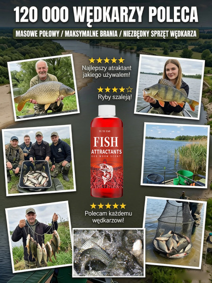 🔥 Gorąco polecany przez 120 000 wędkarzy! 🎣 Bestseller: Skoncentrowany, niezwykle skuteczny atraktor dla ryb!