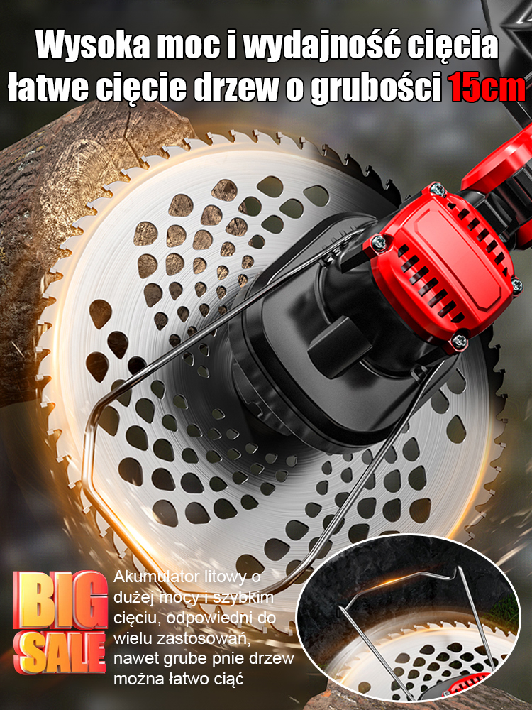 🌟Bezprzewodowa kosiarka do trawy z akumulatorem litowo-jonowym! Przycina pnie drzew w 0,1 sekundy, codzienna wysyłka bezpośrednia z darmową wysyłką