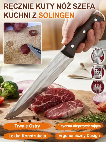 🔥Wyprzedaż 130-letniej niemieckiej fabryki w Solingen! Noże kuchenne klasy Michelin za pół ceny!