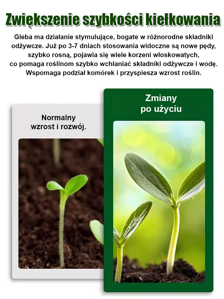 【🪴 Kup jeden, a drugi dostaniesz gratis】🪴 Aktywator gleby ogrodniczej | Szybko nawozi i spulchnia glebę, ułatwiając wchłanianie przez rośliny 🌾