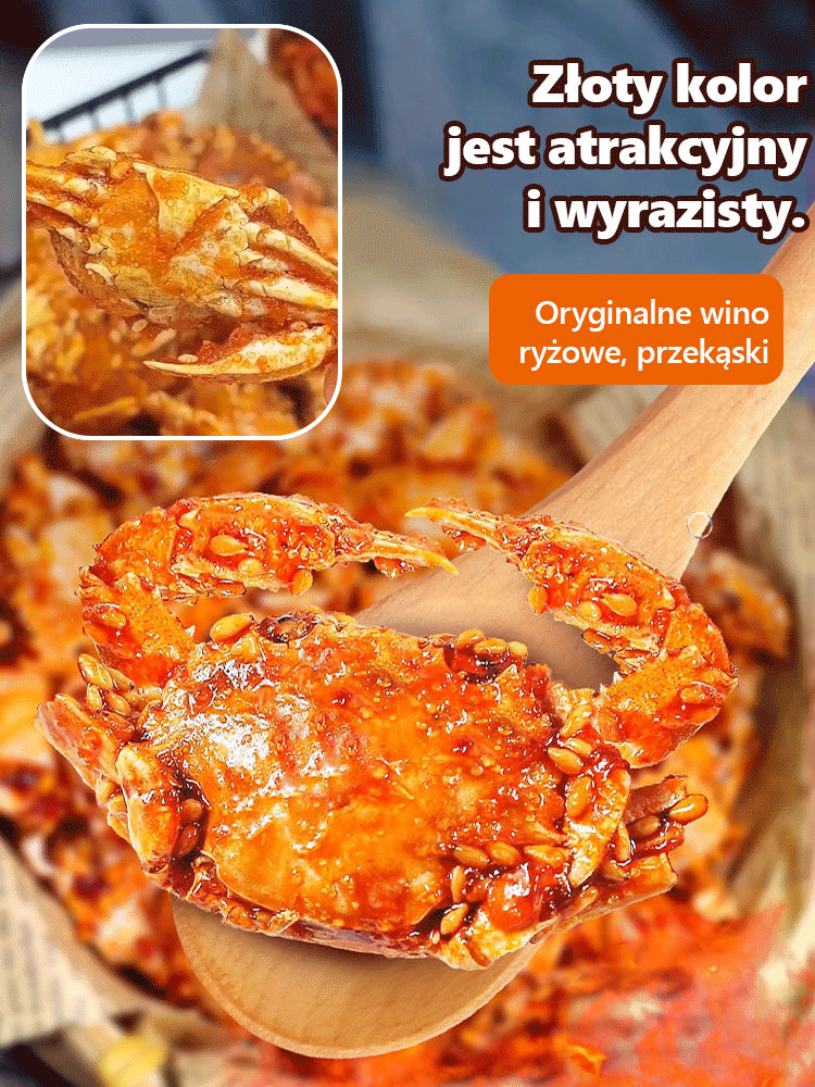[0 tłuszczu, dużo białka] Chrupiący, słodki i pikantny krab morski