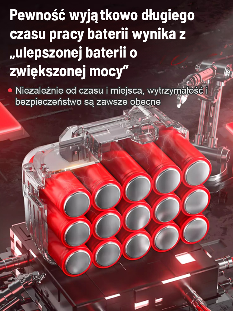 Wytrzymała i wydajna kosiarka podwaja wydajność odchwaszczania💪