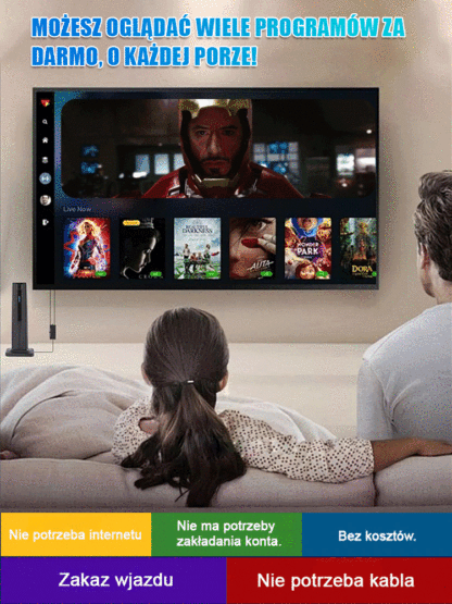 📺️Antena telewizyjna 4K HD📡 Bez dodatkowych opłat + po prostu podłącz i korzystaj!⚡️