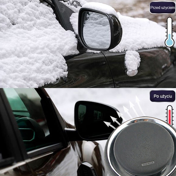 ♨️Odmrażacz elektromagnetyczny topi szron i śnieg w 1 sekundę, bez konieczności skrobania i czekania