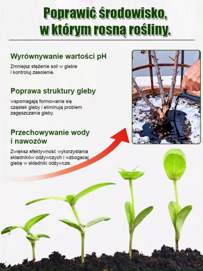 【🪴 Kup jeden, a drugi dostaniesz gratis】🪴 Aktywator gleby ogrodniczej | Szybko nawozi i spulchnia glebę, ułatwiając wchłanianie przez rośliny 🌾