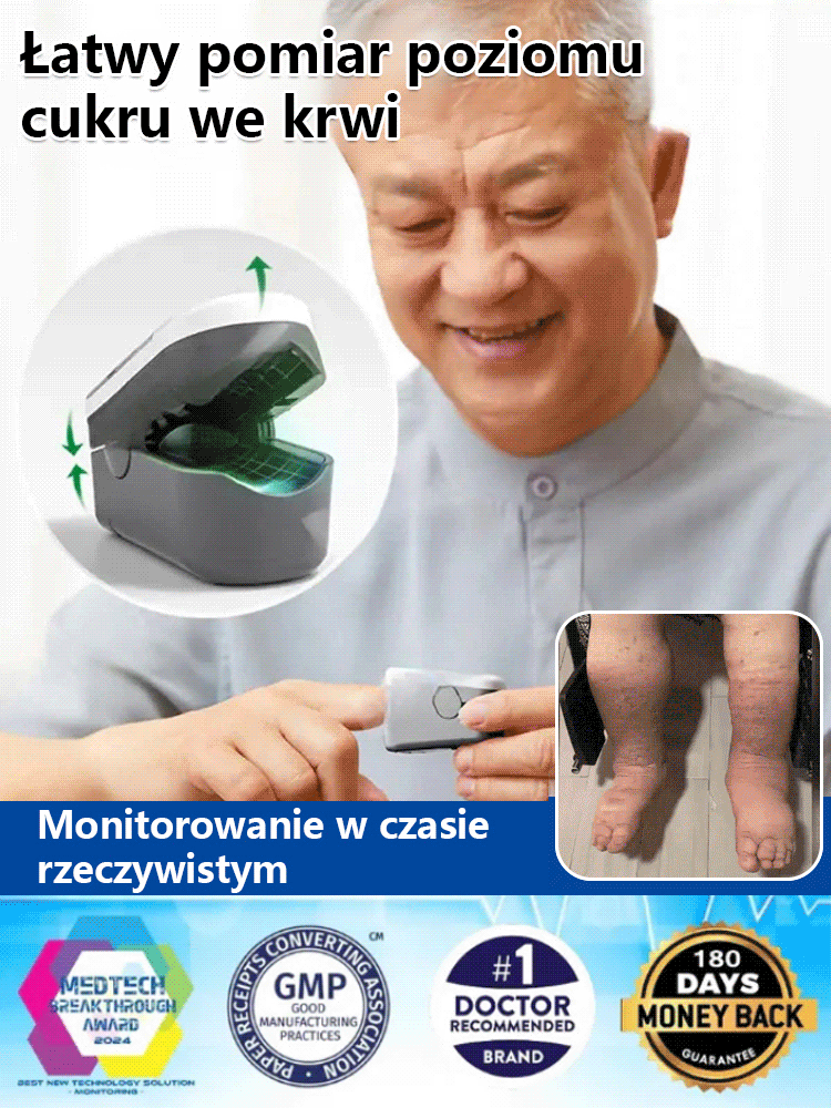 🩸 Nieinwazyjny pulsoksymetr napalcowy: Błyskawiczny pomiar w jedną sekundę – dla Twojego spokoju ducha