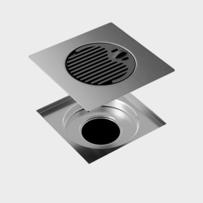 Dezodorujący odpływ podłogowy ze stali nierdzewnej