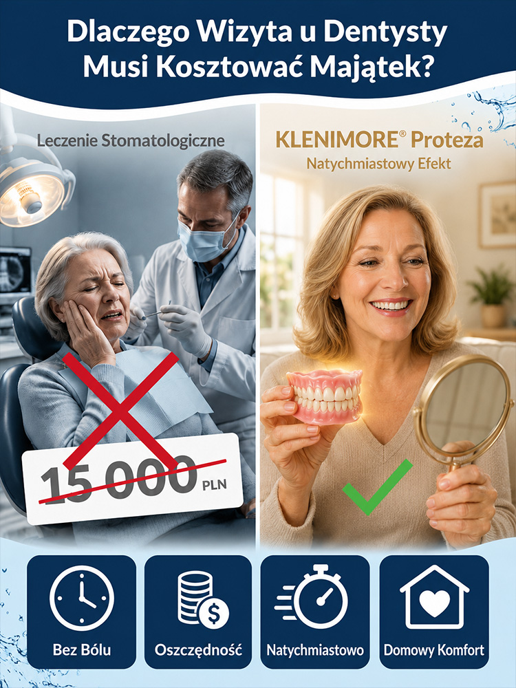 🦷 Mocowanie próżniowe bez użycia kleju: w 100% pewne i trwałe rozwiązanie, które natychmiast przywraca naturalny, piękny uśmiech.