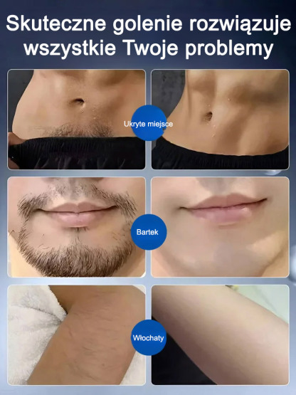 💫Król golarek: Nowa golarka dwusilnikowa🪒 Samoostrząca się głowica, niezbędny element golenia!