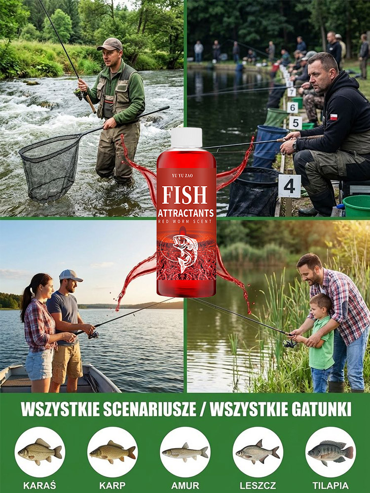 🔥 Gorąco polecany przez 120 000 wędkarzy! 🎣 Bestseller: Skoncentrowany, niezwykle skuteczny atraktor dla ryb!