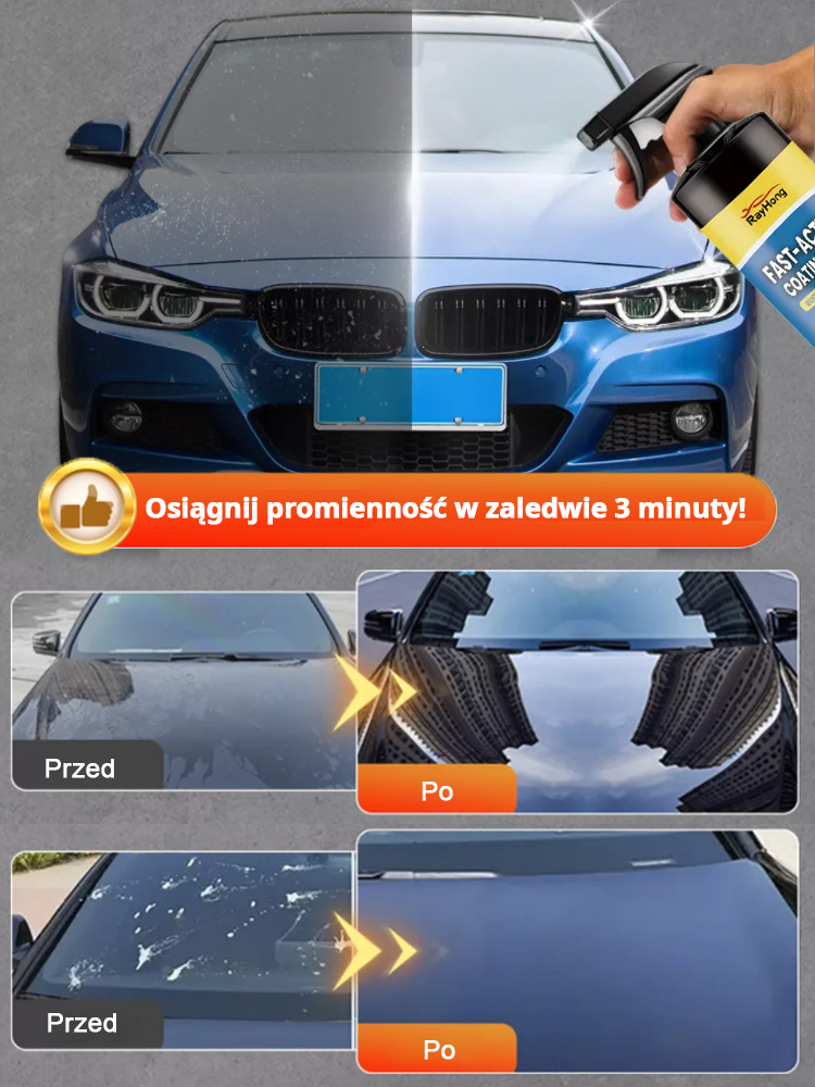 🚗 Car Nano-Coating Kit: Apply & Wipe for Instant Shine and Paint Protection