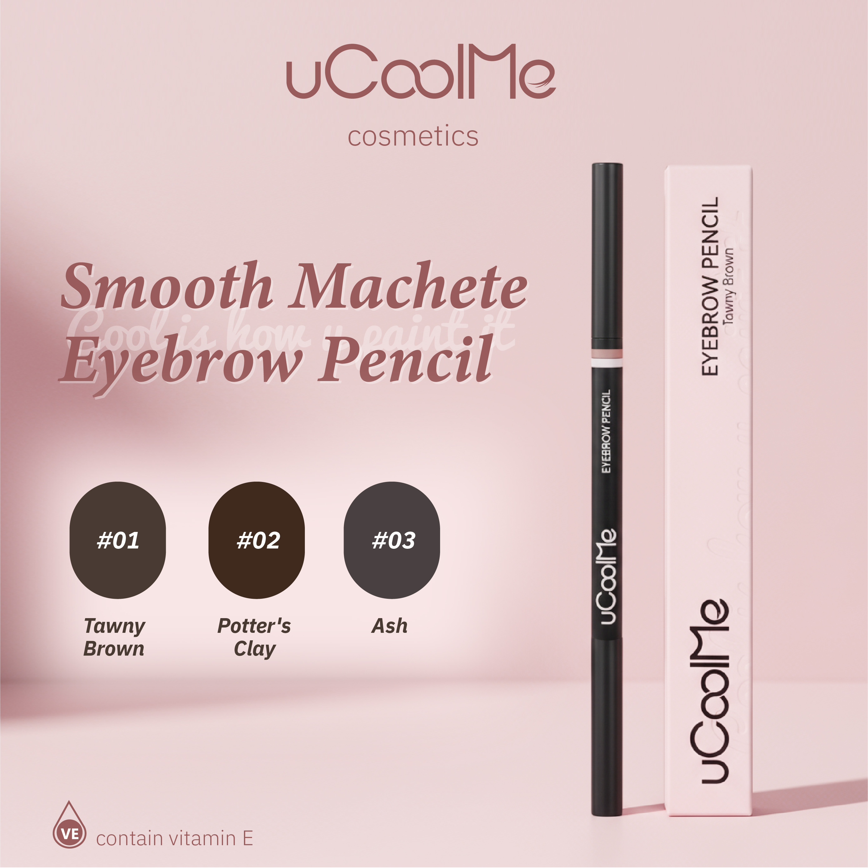 uCoolMe Smooth Machete Eyebrow Pencil