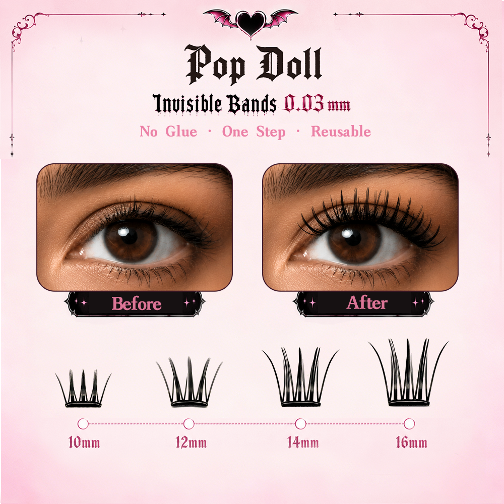 Pop Doll No-Glue Press-On Lashes