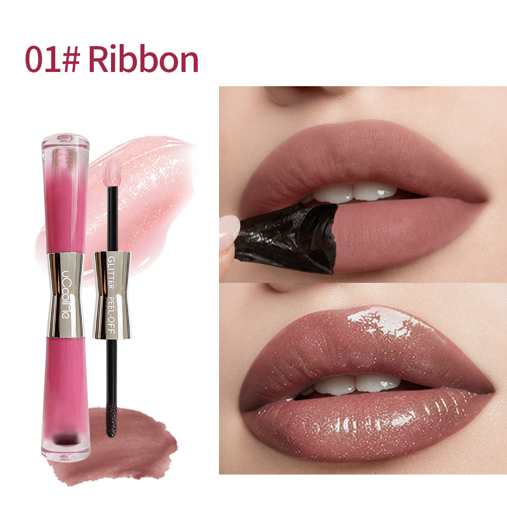uCoolMe Peel Off Stain and Plumping Glitter Gloss