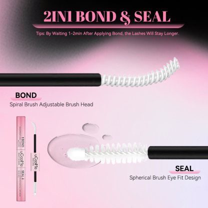 Upgrade 2-in-1 Lash Bond and Seal (Clear Bond)