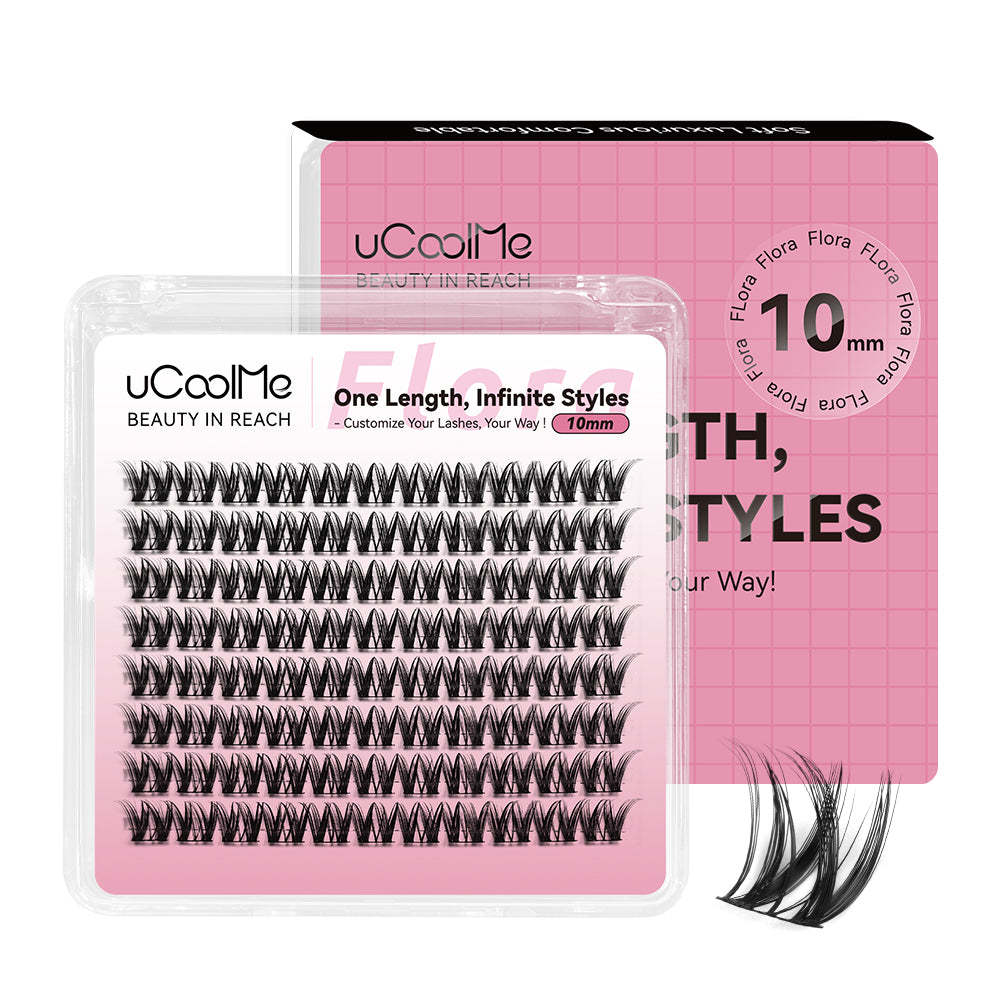 Flora 049 One Length Lashes Custom Lashes-only 8mm.