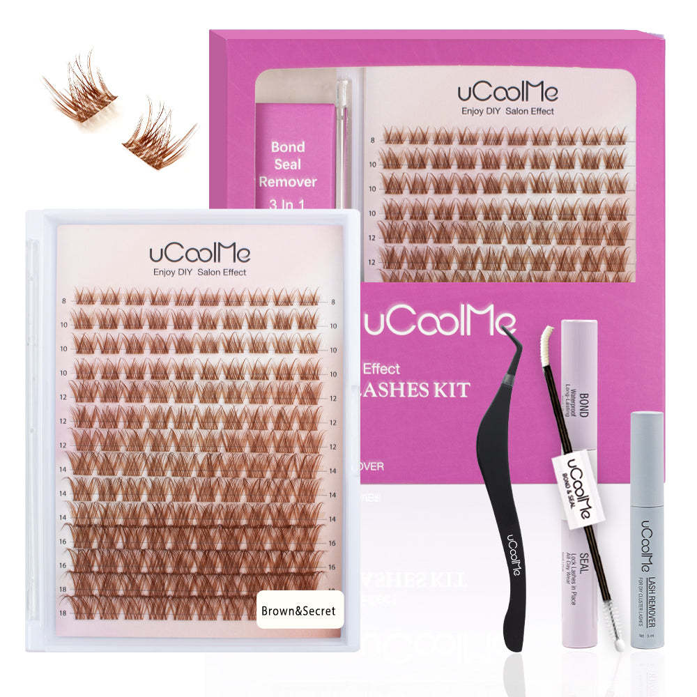 Invisible Band Secret Brown Lash Kit.