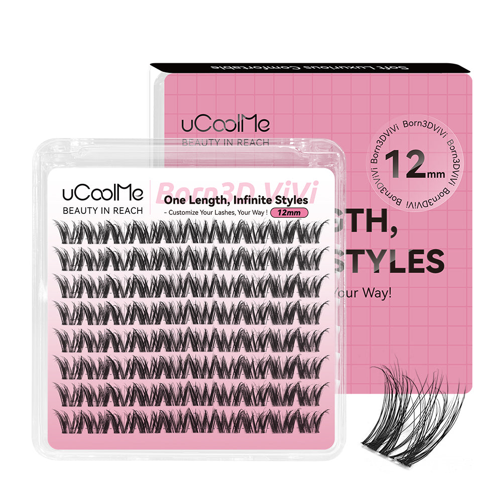 VIVI One Length Lashes Custom Lashes-Only 12mm