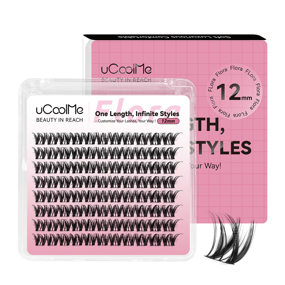 Flora 049 One Length Lashes Custom Lashes-only 8mm.