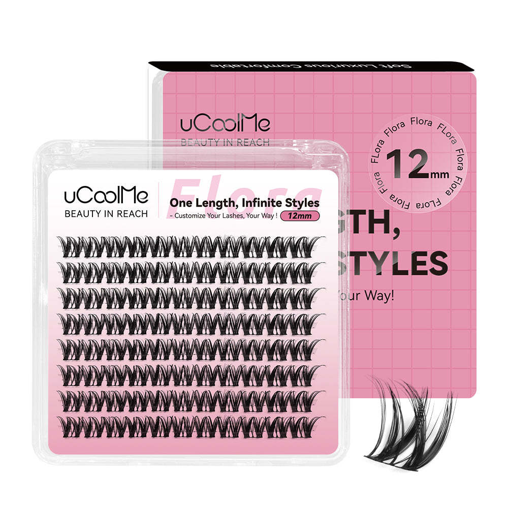 Flora 049 One Length Lashes Custom Lashes-only 8mm.