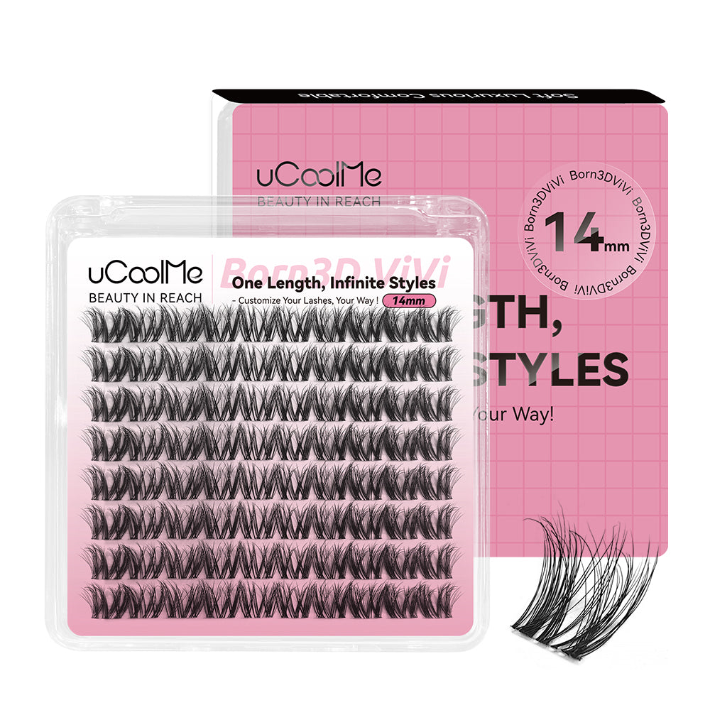 VIVI One Length Lashes Custom Lashes-Only 14mm