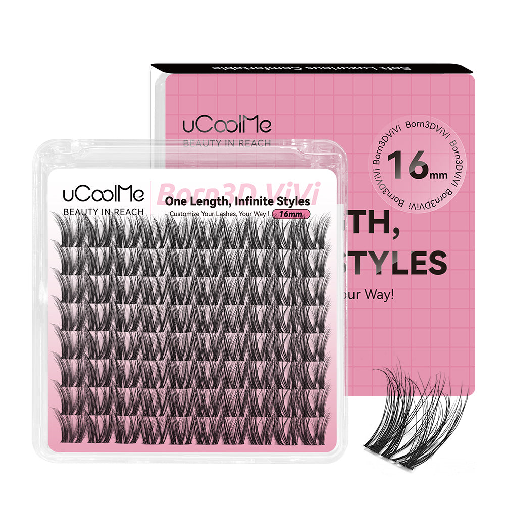 VIVI One Length Lashes Custom Lashes-Only 16mm