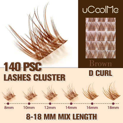 Invisible Band Secret Brown Lash Kit.