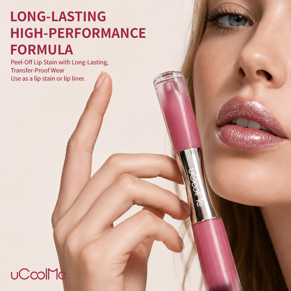 uCoolMe Peel Off Stain and Plumping Glitter Gloss