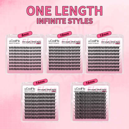Flora 049 One Length Lashes Custom Lashes-only 8mm.