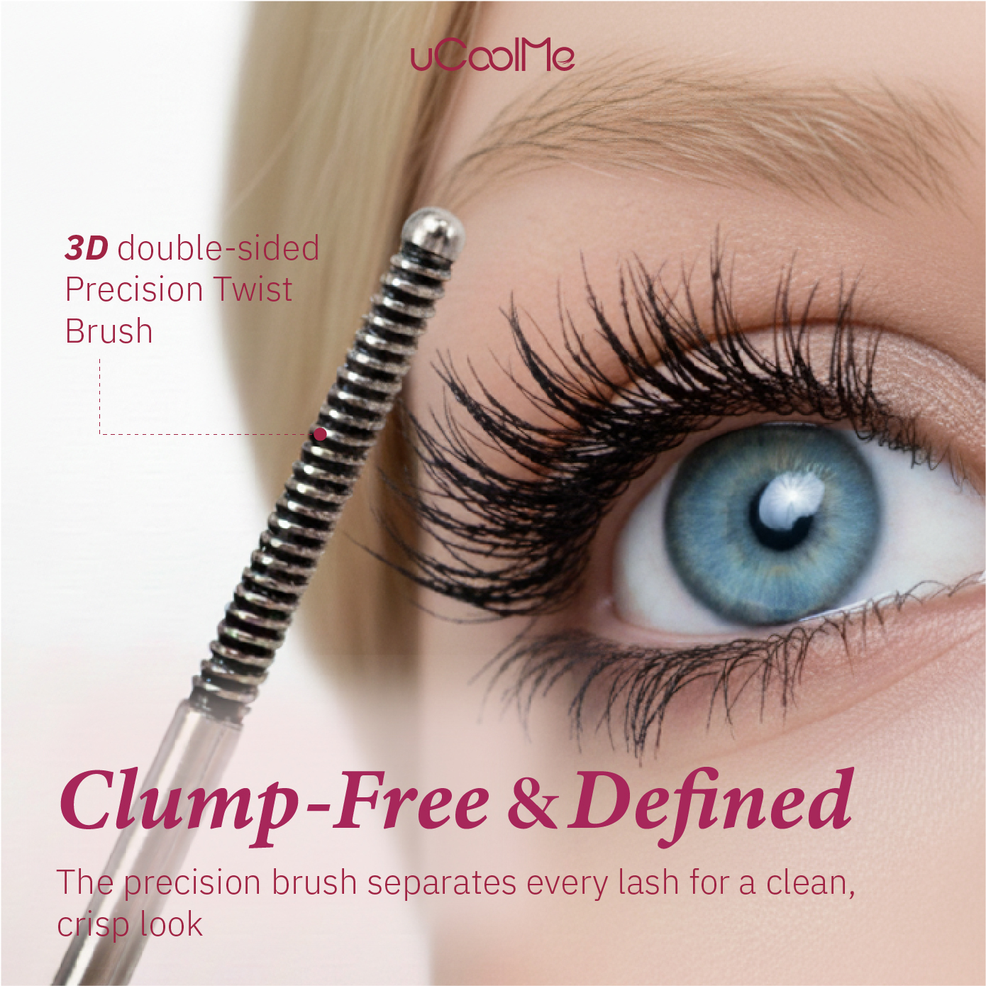 uCoolMe 24H Stay-Put Lengthening Curling Mascara