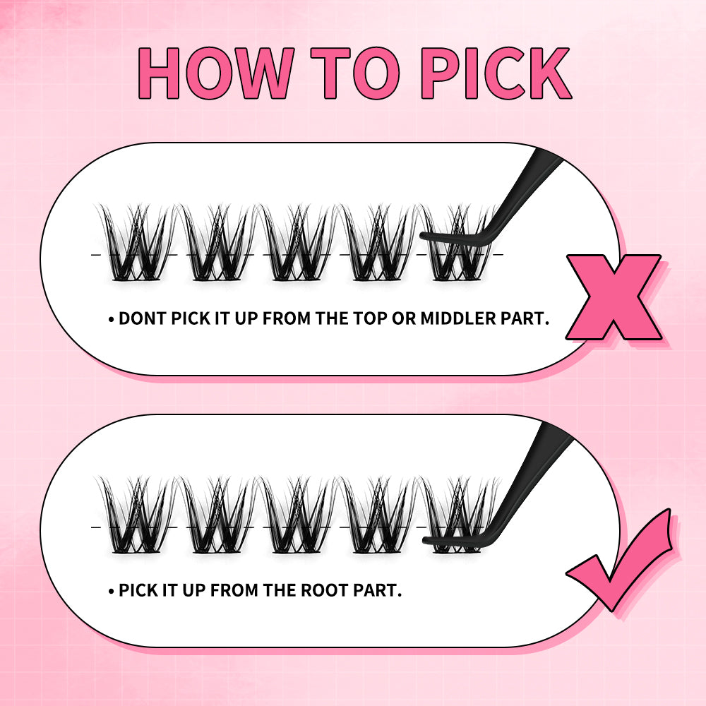 Flora 049 One Length Lashes Custom Lashes-only 8mm.