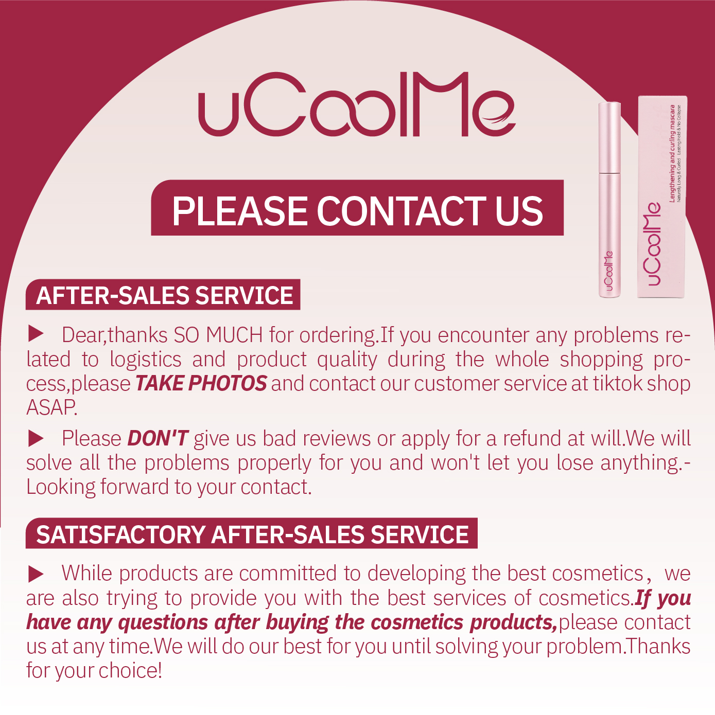 uCoolMe 24H Stay-Put Lengthening Curling Mascara