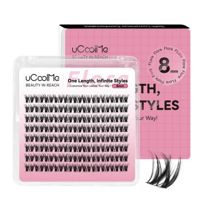 Flora 049 One Length Lashes Custom Lashes-only 8mm.