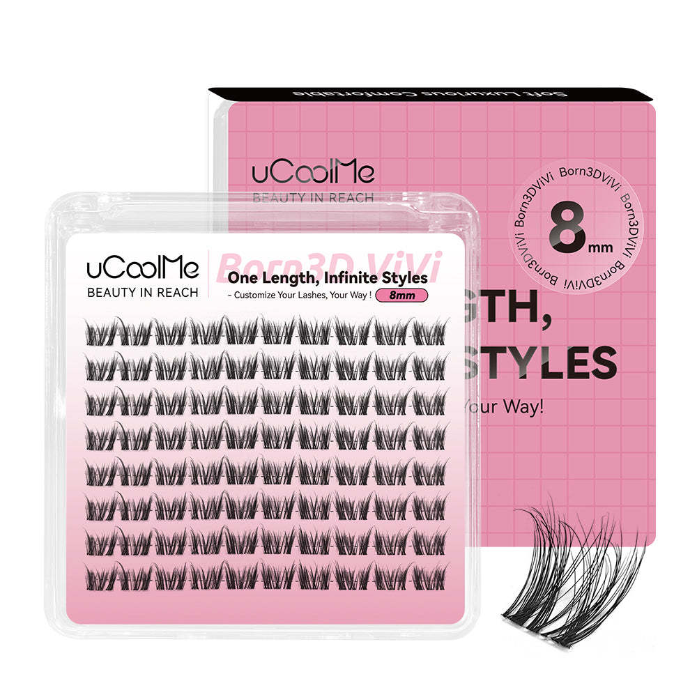 VIVI One Length Lashes Custom Lashes-Only 8mm