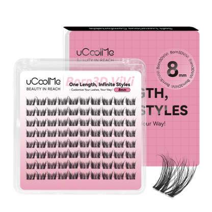 VIVI One Length Lashes Custom Lashes-Only 8mm