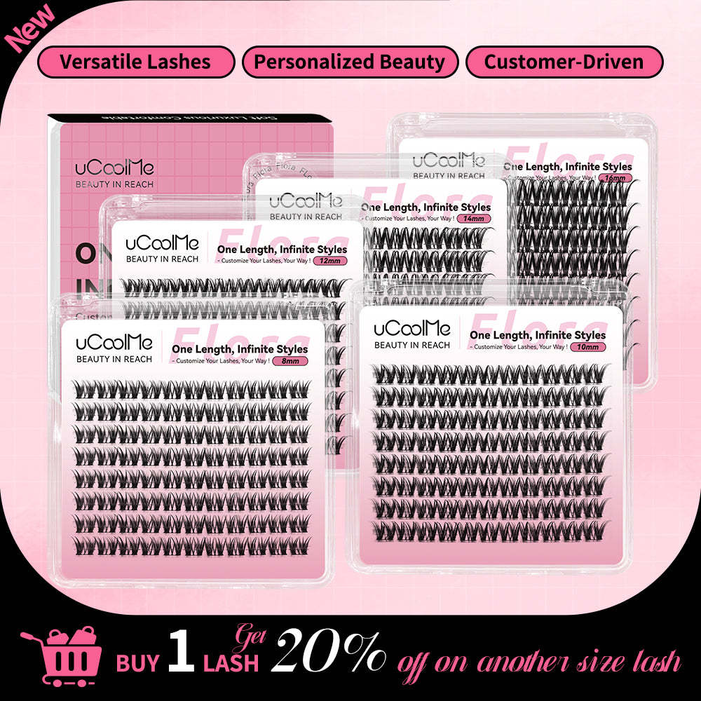 Flora 049 One Length Lashes Custom Lashes-only 8mm.