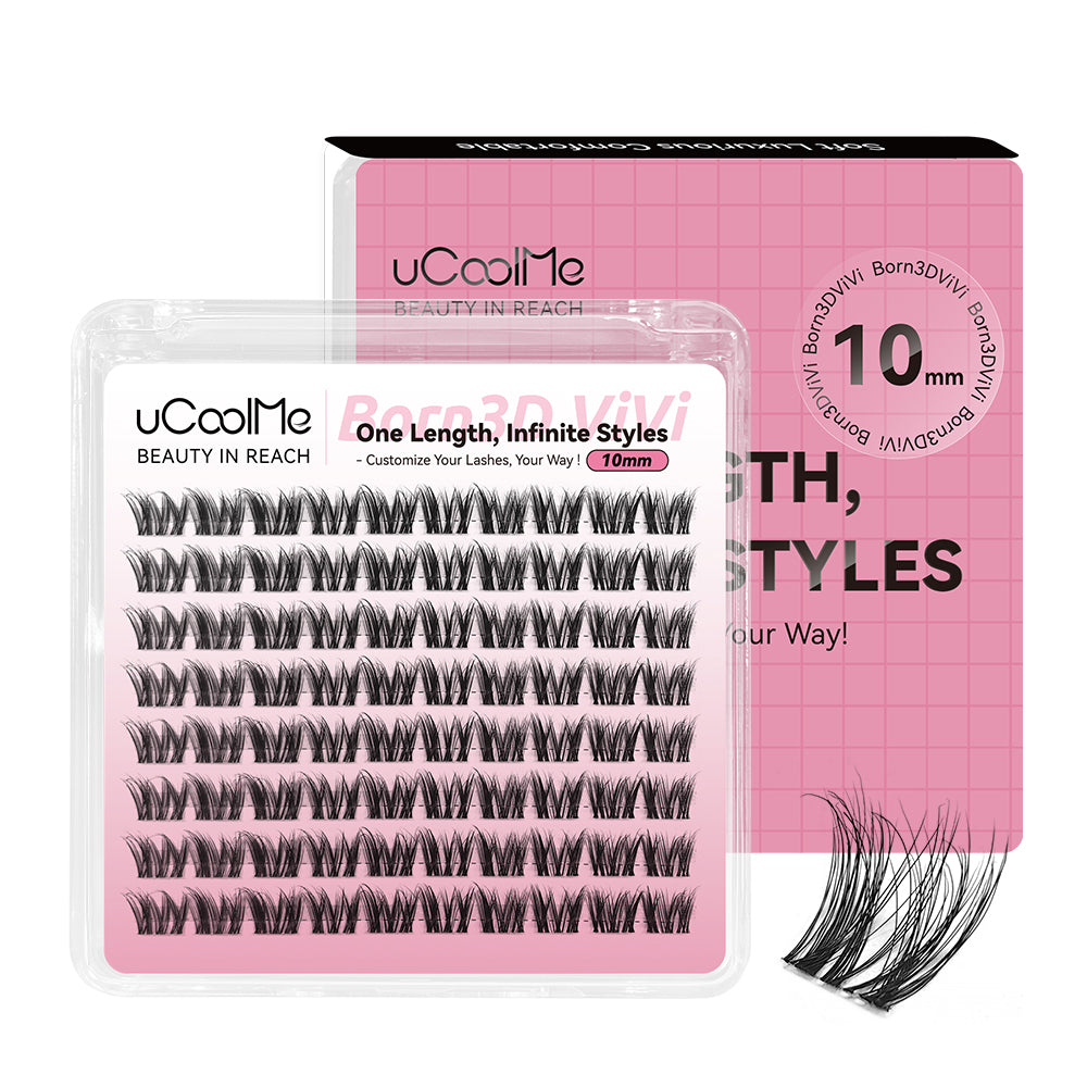 VIVI One Length Lashes Custom Lashes-Only 10mm