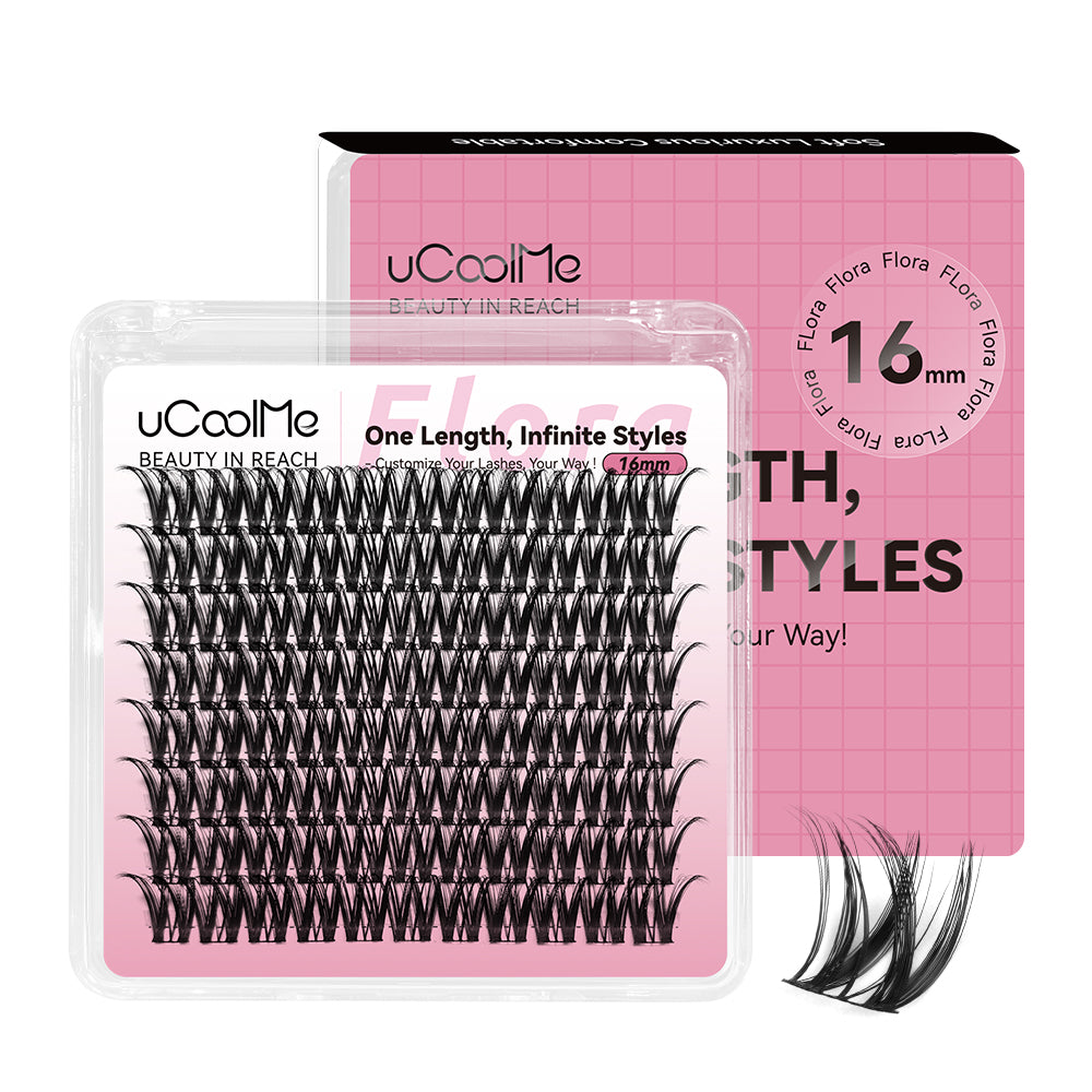 Flora 049 One Length Lashes Custom Lashes-only 8mm.