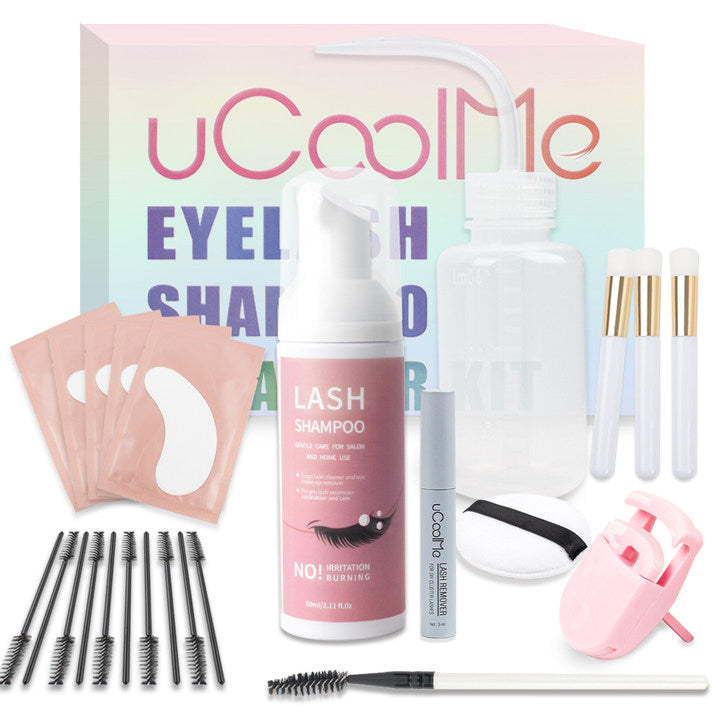 uCoolMe Eyelash Extension Cleanser Shampoo Kits for Lash Extensions