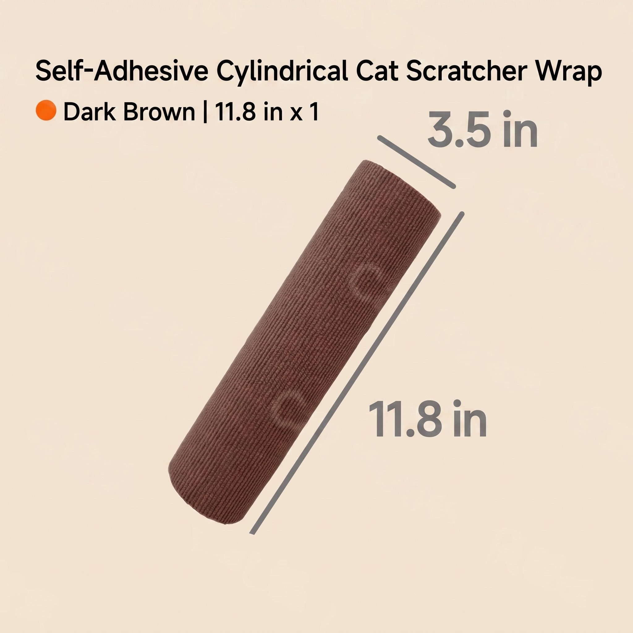 Self-Adhesive Wall-Mounted Cat Scratcher & Climbing Post