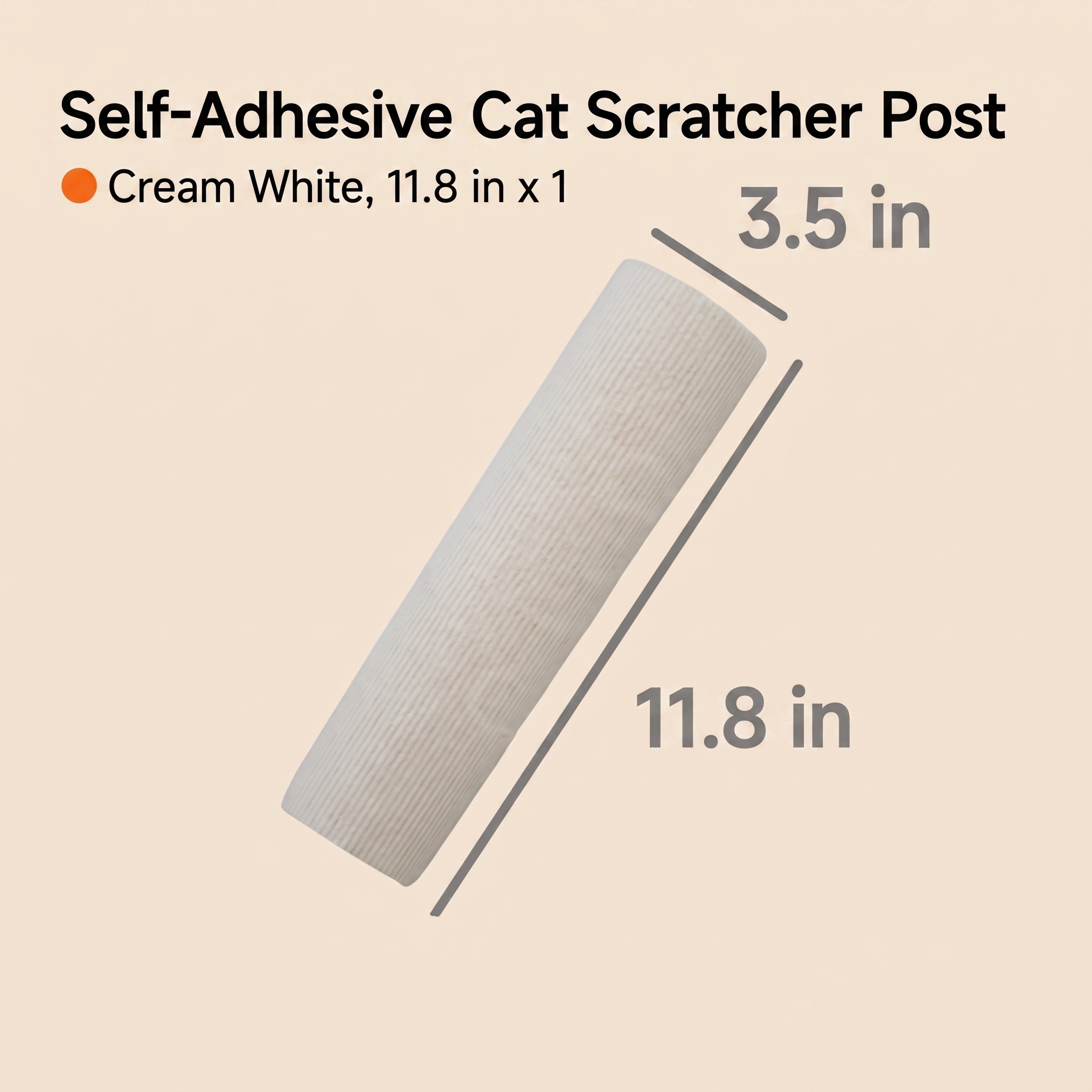 Self-Adhesive Wall-Mounted Cat Scratcher & Climbing Post