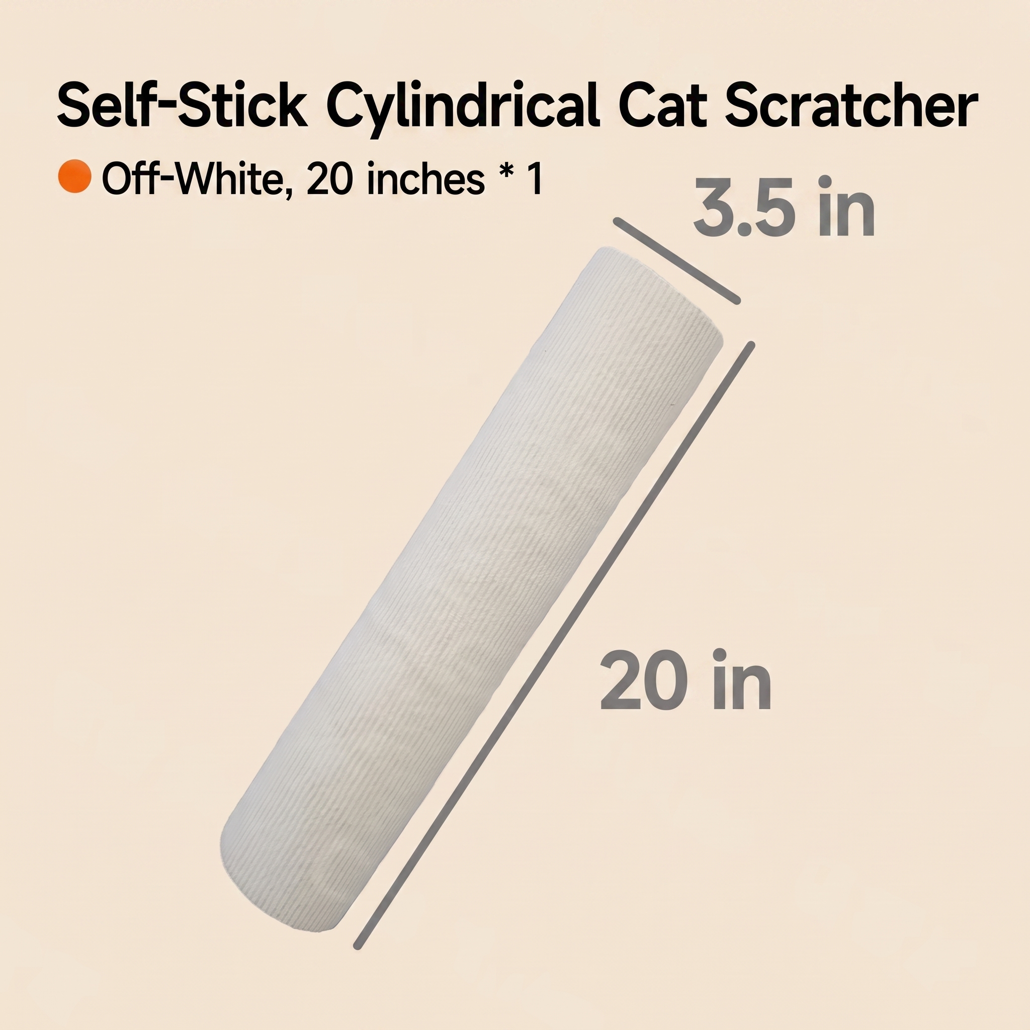 Self-Adhesive Wall-Mounted Cat Scratcher & Climbing Post