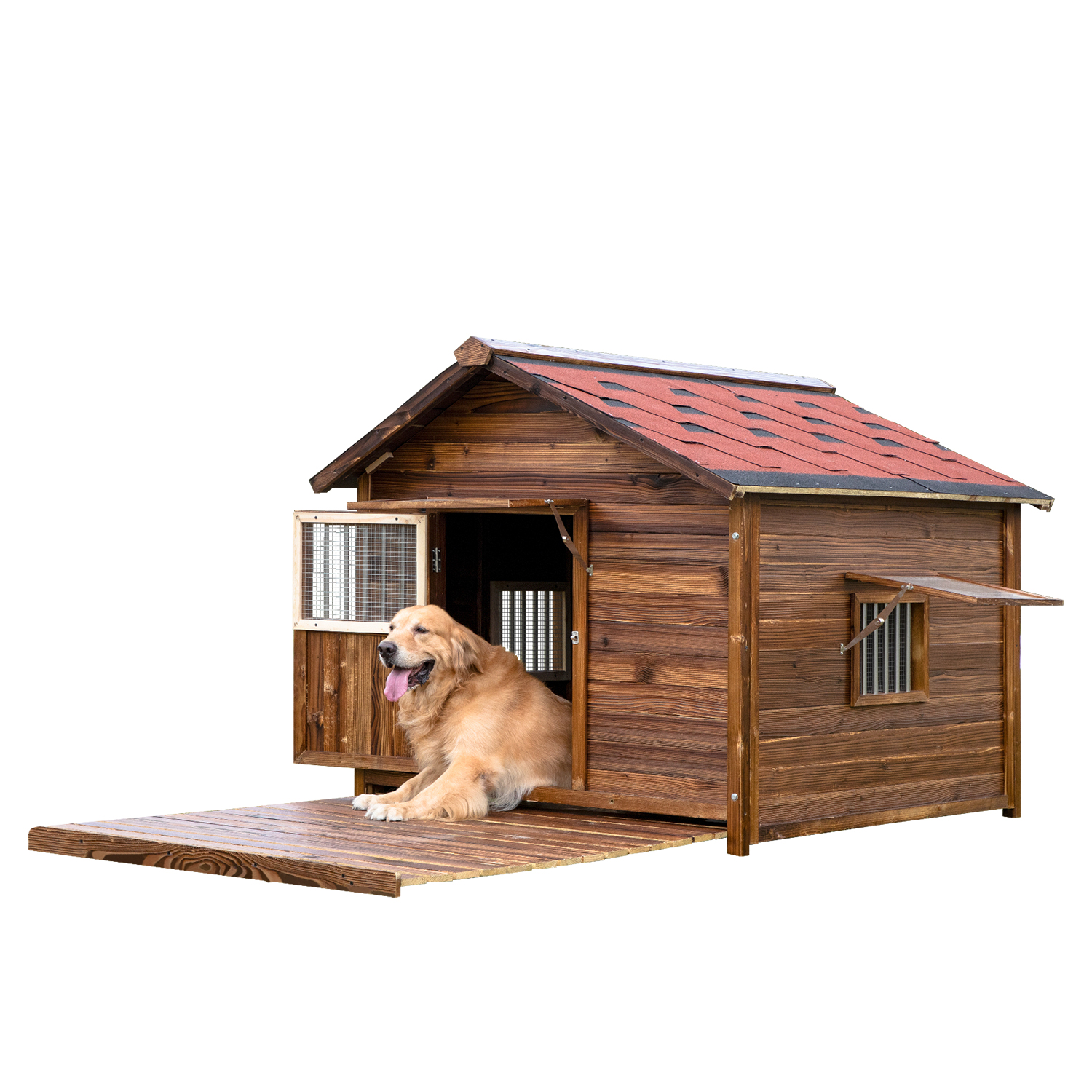 Solid Wood Dog House