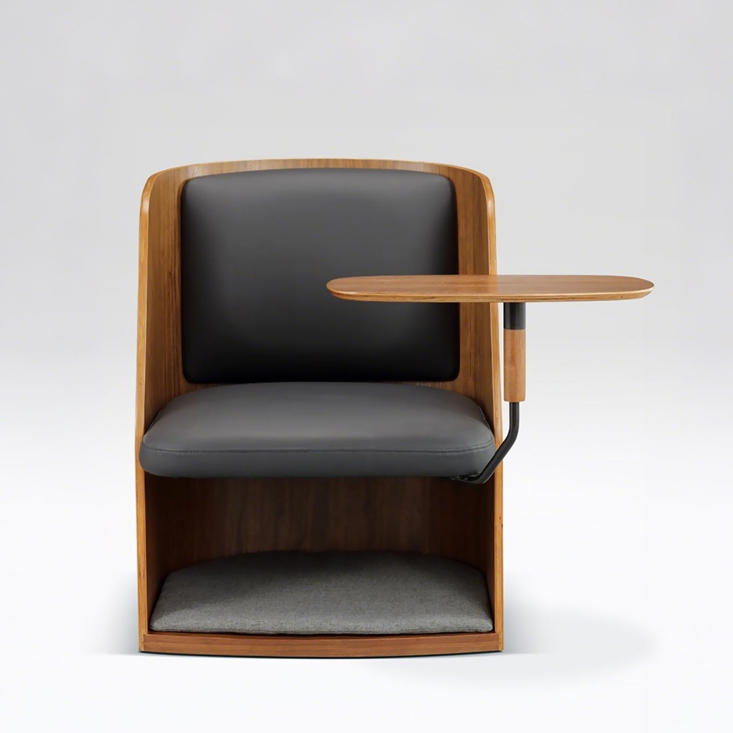 Black Walnut Veneer Human-Pet Shared Chair