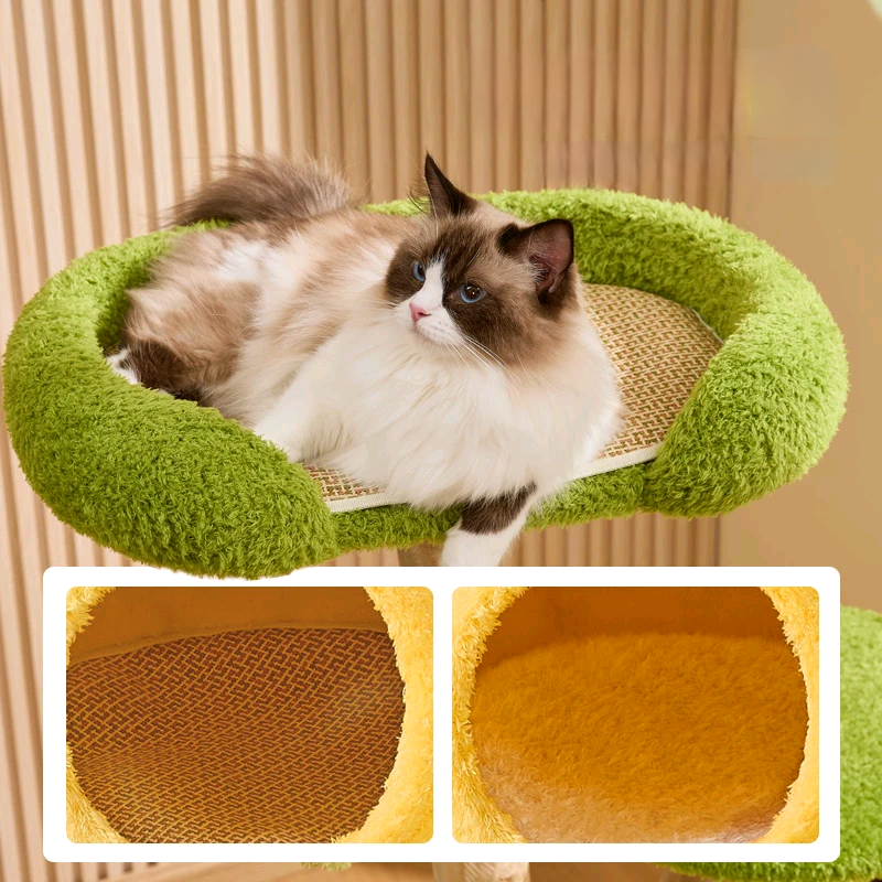 Luxury Tree Fruit Series Big Yellow Pear Cat Tree