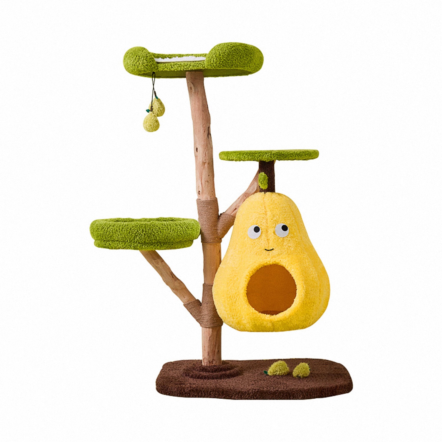 Luxury Tree Fruit Series Big Yellow Pear Cat Tree